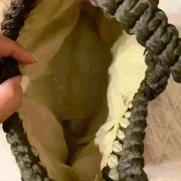 Handmade Vintage Bag. Brown and Tan. - Picture 6 of 8